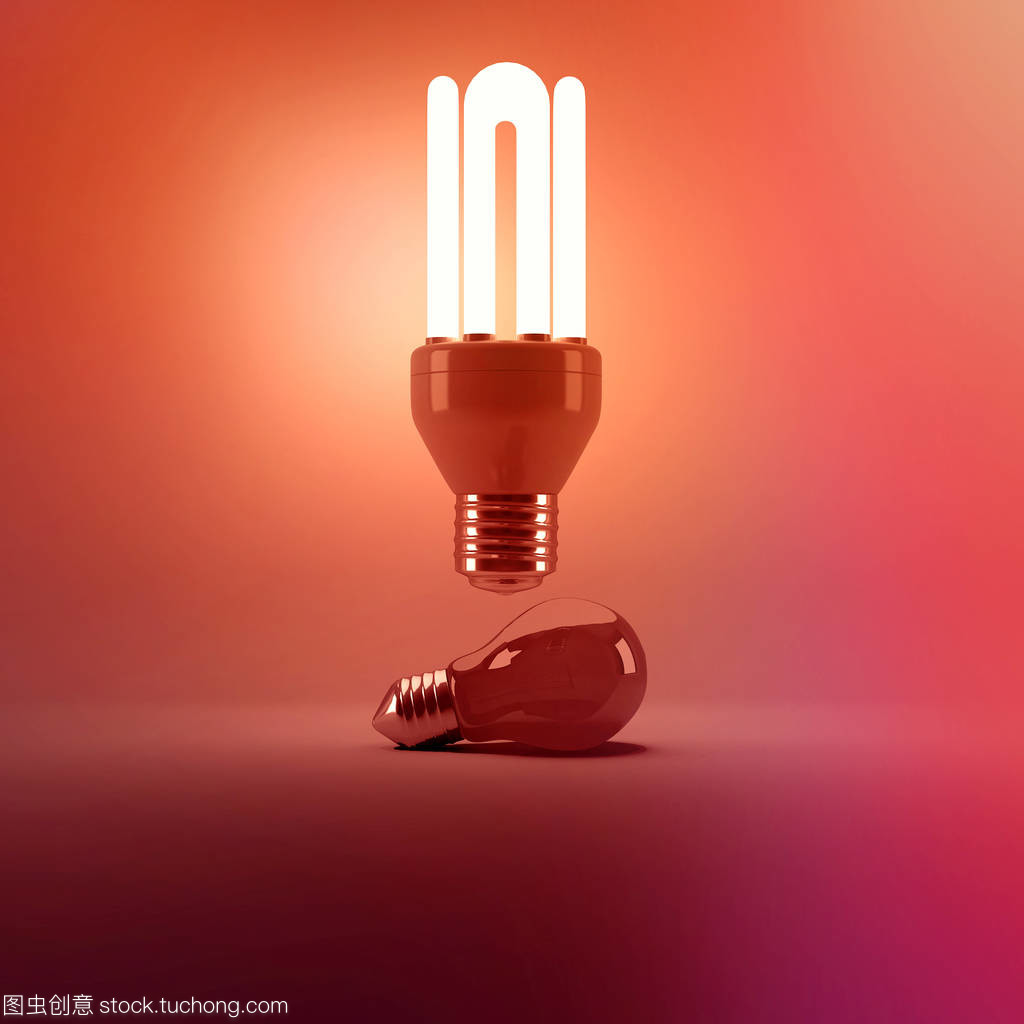 在燈泡照明的能源高效燈泡